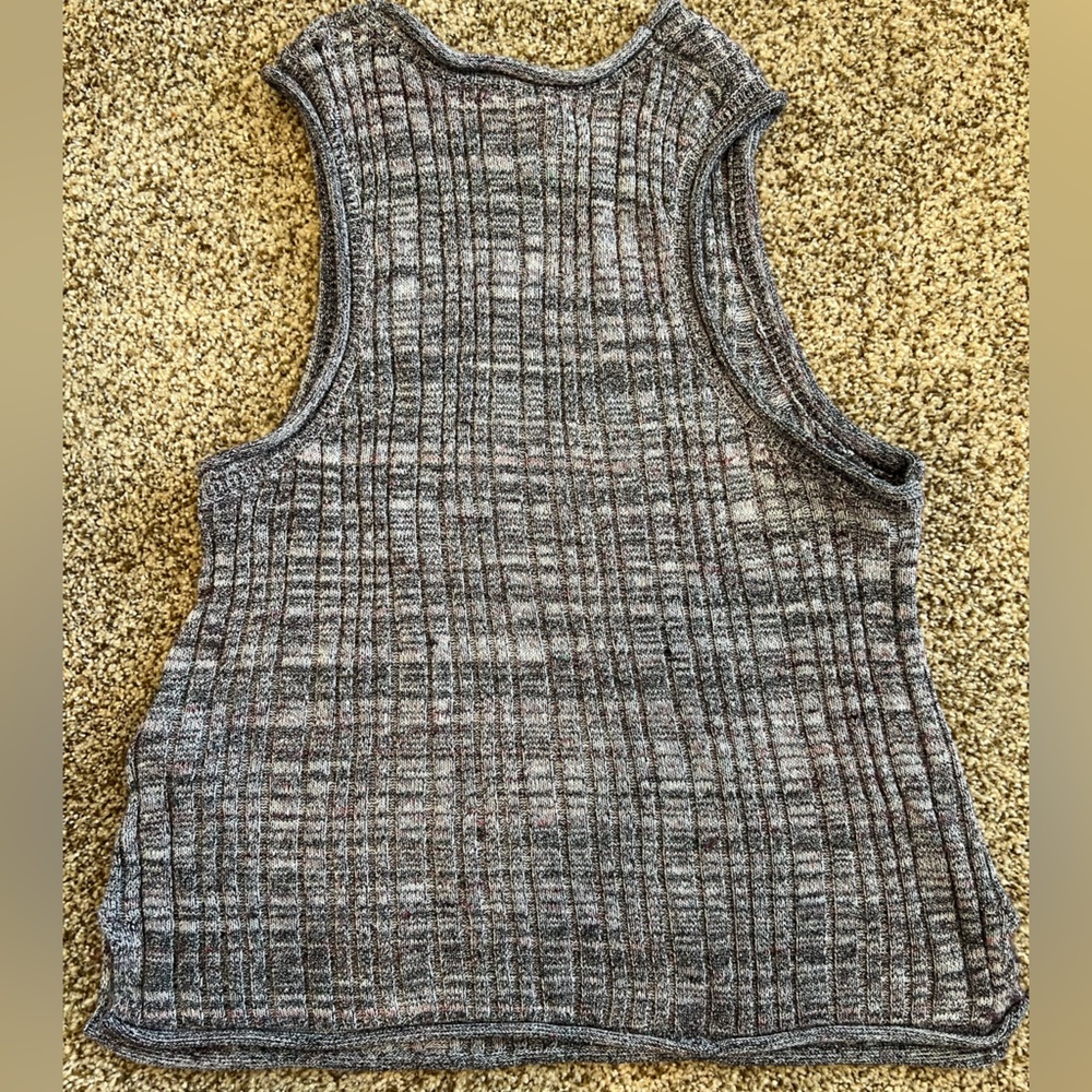 Pilcro Anthropologie knit high neck tank. Womens size L. - Picture 8 of 14